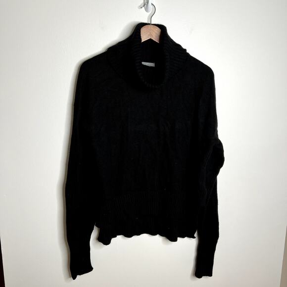 Anthropologie Black Cowl Neck Sweater - Picture 1 of 5